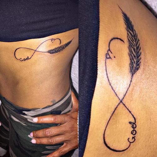 taraji p henson infinite god side tattoo