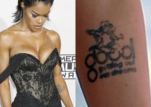 teyana taylor good arm tattoo 1