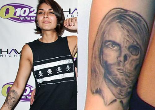 yasmine yousaf kurt cobain tattoo